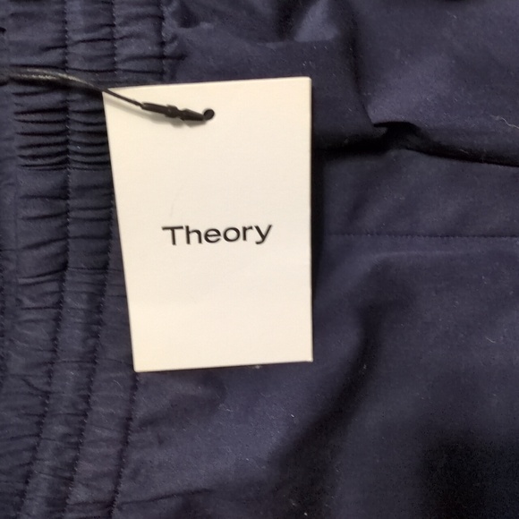 Theory Blue Midnight Easy Trouser Classic Chino Size P - Picture 6 of 10